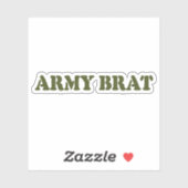 STICKER ARMÉE BRAT (Feuille)