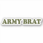 STICKER ARMÉE BRAT (Devant)