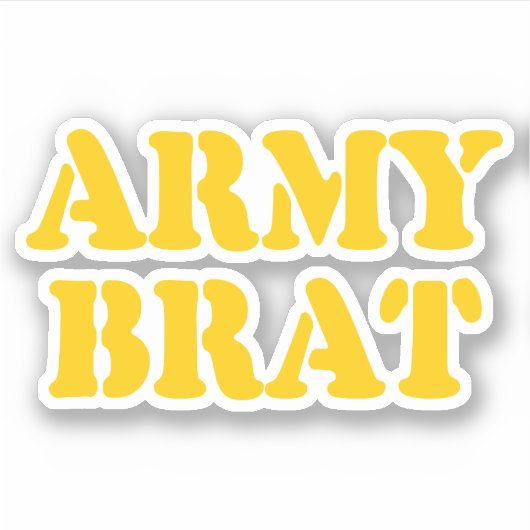 STICKER ARMÉE BRAT (Devant)