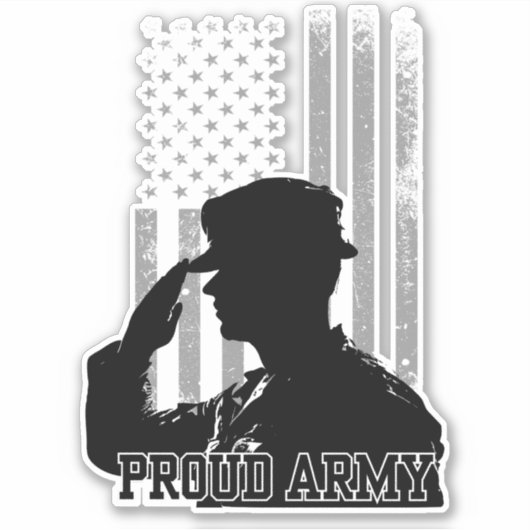 Sticker Armée Fière (Devant)