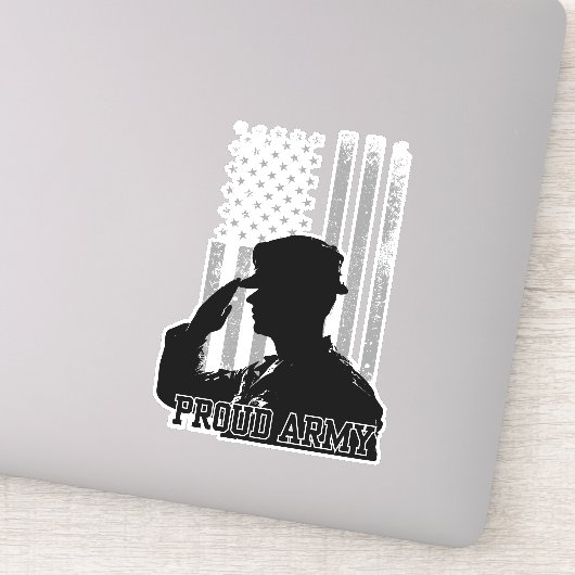 Sticker Armée Fière (Détail)