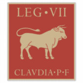 Sticker Armée impériale romaine - Legio VII Claudia (Devant)