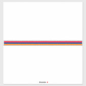 Sticker Arménie, drapeau arménien (Feuille)