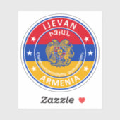 Sticker Arménie, Ijevan (Feuille)