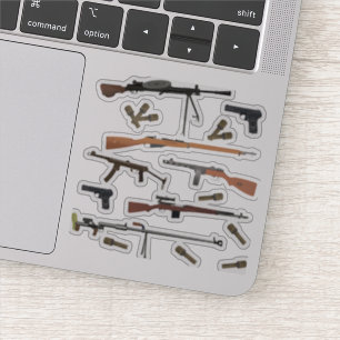 Sticker Armes 2ÈME GUERRE MONDIALE soviétiques