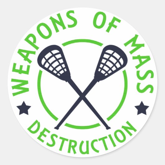 Sticker Armes de destruction de crosse (Devant)