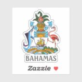 Sticker Armoiries - Bahamas (Feuille)