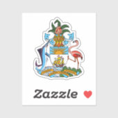 Sticker Armoiries - Bahamas (Feuille)