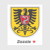 Sticker Armoiries d'Aalen, Allemagne (Feuille)