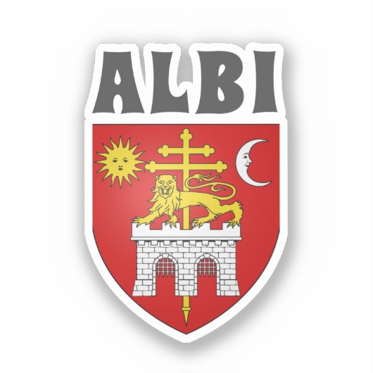 Sticker Armoiries d'Albi, France (Recto)