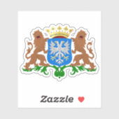 Sticker Armoiries d'Arnhem, la Pays-Bas (Feuille)