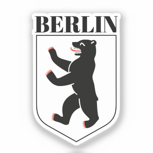 Sticker Armoiries de Berlin (Recto)
