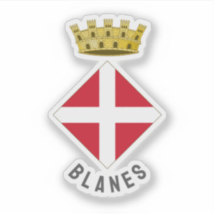 Sticker Armoiries de Blanes, Catalogne