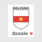 Sticker Armoiries de Bolzano, Italie (Feuille)