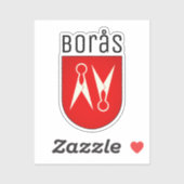 Sticker Armoiries de Borås, Suède (Feuille)