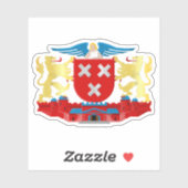 Sticker Armoiries de Breda, la Pays-Bas (Feuille)