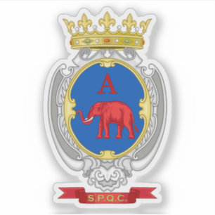 Sticker Armoiries de Catane, Italie