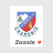 Sticker Armoiries de Chamonix (Feuille)