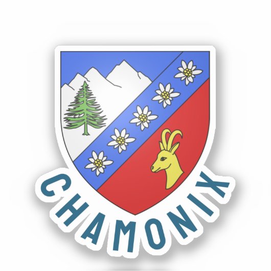 Sticker Armoiries de Chamonix (Recto)