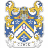 Sticker Armoiries de Cook (Devant)