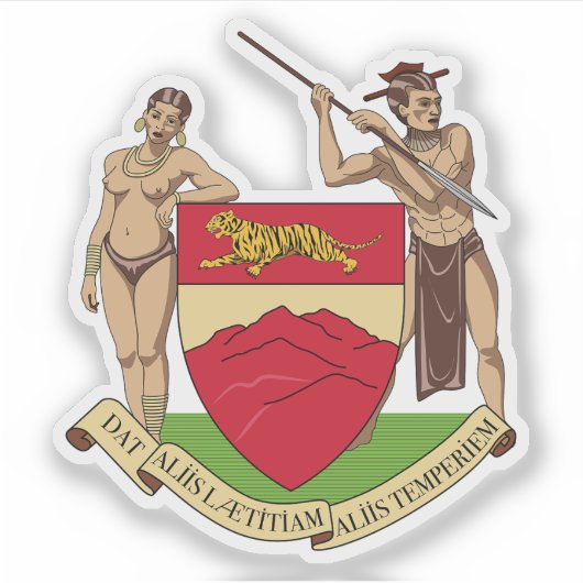 Sticker Armoiries de Da Lat (Dalat), Vietnam (Devant)