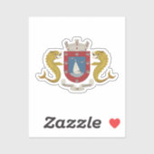 Sticker Armoiries de Fajardo - PORTO RICO (Feuille)