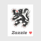 Sticker Armoiries de Flandre (Feuille)