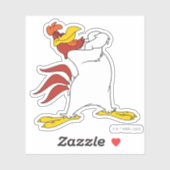 Sticker Armoiries de Foghorn Leghorn franchies (Feuille)