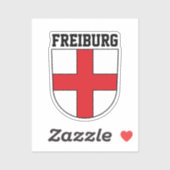 Sticker Armoiries de Freiburg im Breisgau - ALLEMAGNE (Feuille)
