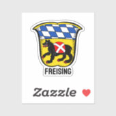 Sticker Armoiries de Freising, Allemagne (Feuille)