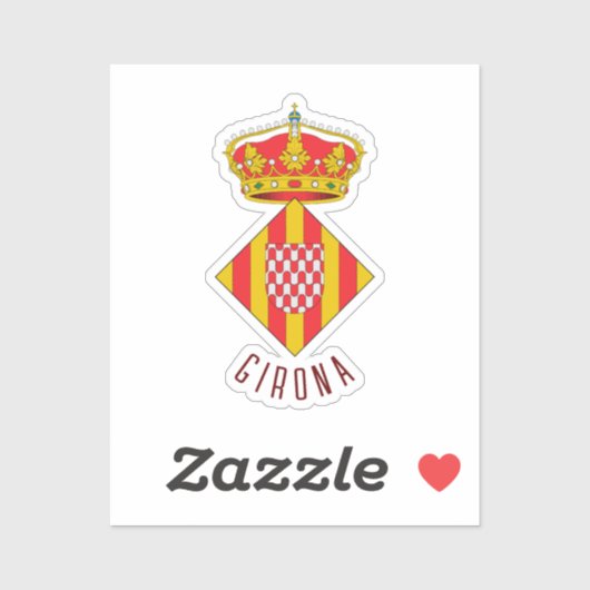 Sticker Armoiries de Gérone (Feuille)