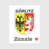 Sticker Armoiries de Görlitz, Allemagne (Feuille)