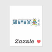 Sticker Armoiries de Gramado, Rio Grande do Sul (BR) (Feuille)