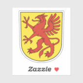 Sticker Armoiries de Greifensee, Suisse (Feuille)