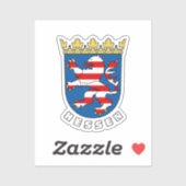 Sticker Armoiries de Hessen (Allemagne) (Feuille)