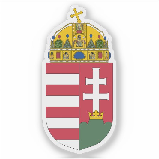 Sticker Armoiries de Hongrie (Devant)