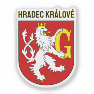 Sticker Armoiries de Hradec Králové, République tchèque