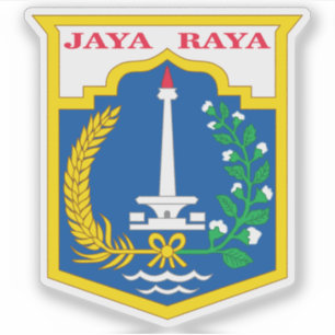Sticker Armoiries de Jakarta, Indonésie