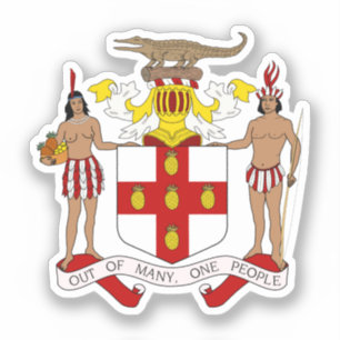 Sticker Armoiries de Jamaïque