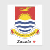 Sticker Armoiries de Kiribati (Feuille)