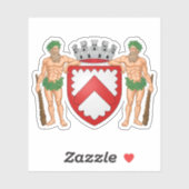 Sticker Armoiries de Kortrijk, Belgique (Feuille)