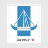 Sticker Armoiries de la commune de Frederikssund (Feuille)