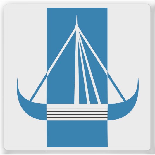 Sticker Armoiries de la commune de Frederikssund (Devant)