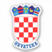 Sticker Armoiries de la Croatie (Devant)