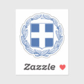 Sticker Armoiries de la Grèce (Feuille)
