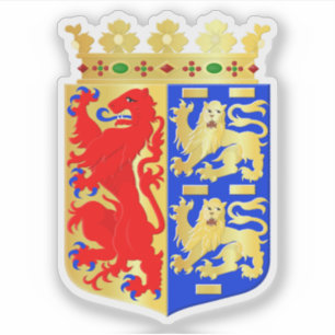 Sticker Armoiries de la Hollande du Nord, la Pays-Bas