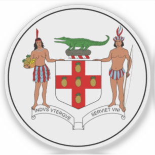Sticker Armoiries de la Jamaïque (1906-1957)