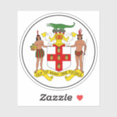 Sticker Armoiries de la Jamaïque (1962) (Feuille)