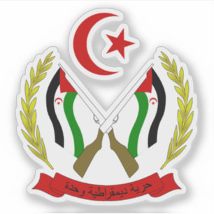 Sticker Armoiries de la République arabe sahraouie démocra