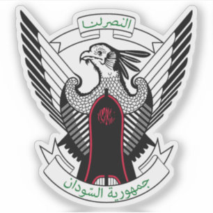Sticker Armoiries de la République du Soudan